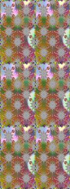 Sevimli çiçek arka plan. Güzel kumaş deseni. Raster illüstrasyon. Küçük çiçekte dikişsiz desen.