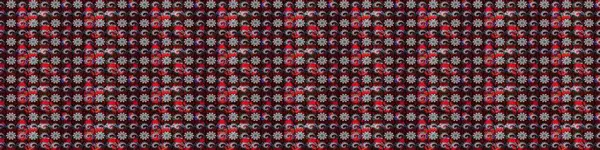 Gömlek, arka plan modelini çiz. Tropik çiçekler. Siyah ve kırmızı renkte çiçekler.