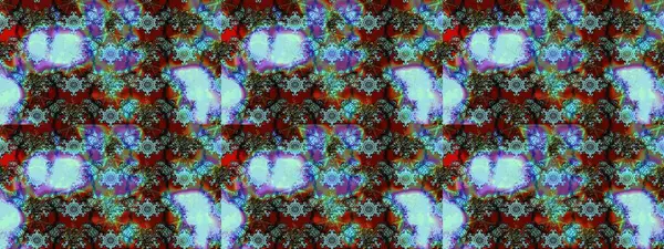 Klasik çiçek tasarımı elementleri. Mavi ve kahverengi kıvırcık çiçekler mavi ve kahverengi renklerde şekillenir. Raster illüstrasyonu.