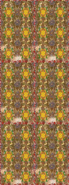 Raster düz çiçek çizim deseni. Kahverengi renkli çiçekler. Tasarım hediye paketi, tebrik kartları, posterler ve afiş tasarımı.