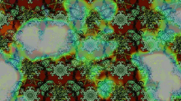 Doğal kozmetik ürünleri, parfüm, çiçekçi dükkanı için bahar ihalesi tasarımı. Paket kağıdı için en iyisi. Karşılama ya da düğün geçmişi olarak kullanılabilir. Yeşil ve gri lale çiçekli Raster çizim deseni.