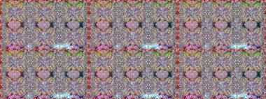 Raster illüstrasyon. Güzel doodles çiçekler ile Dikişsiz çiçek deseni. Küçük çiçek sevimli çiçek desen. Güzel kumaş deseni.