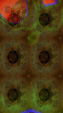 Düz Çiçek Elementleri Tasarımı. Sketch Colour Spring Theme eskiz kalıbı. Renkli çiçekler. Sevimli çiçek raster deseni.