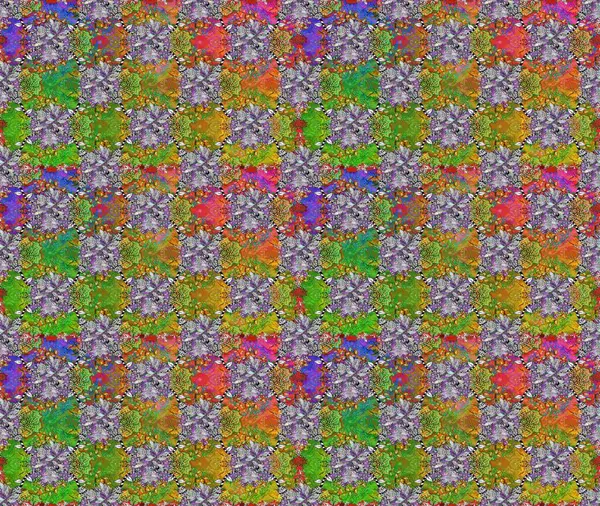 Raster Yumuşak kumaş deseni. Klasik taslak çizimi. Raster çiçek izi. Çiçek yeşili ve gri pürüzsüz desen.