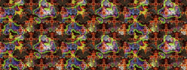 Eski moda arka plan. Raster illüstrasyonu. Güzel, parlak, pürüzsüz kumaş, tuval. Kıvırcık, parlak örgü. Desen, çizim, çiçek sınırı. Çiçeklerin çelengi.