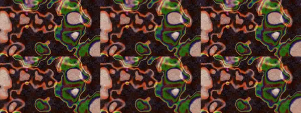 Klasik çiçekler. El çizimi, soyut ve süslü elementler. Yaz çiçekleri teması. Kahverengi ve yeşil renkler. Suluboya resim taklit Raster illüstrasyonu.