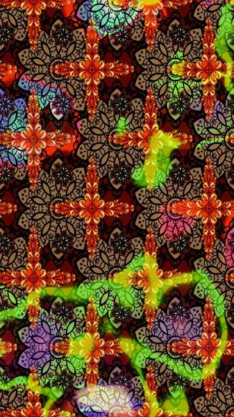 Siyah ve kahverengi renkte çiçekler. Elle boyanmış suluboya resim çizimi çiçekler ve bitkiler.