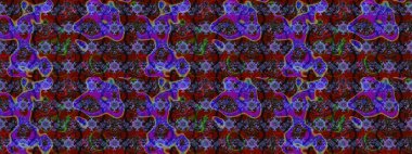 Raster çiçek desenli çiçek deseni, yapraklar, dekoratif elementler, sıçrama, lekeler, el çizimi kontur çizgileri ve Doodle çizim stili, grafik raster çizim çizimi.