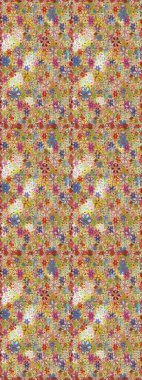 Kızılderili desenli desenli desenli şal deseni. Etnik Mandala süsü. Raster Henna dövme stili. Tekstil, tebrik kartı, boyama kitabı, telefon kılıfı baskısı için kullanılabilir.