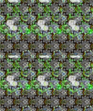 Modern stil dokusu. Çiçek desenli raster, gri çizgi grafik deseni soyut raster arkaplan.