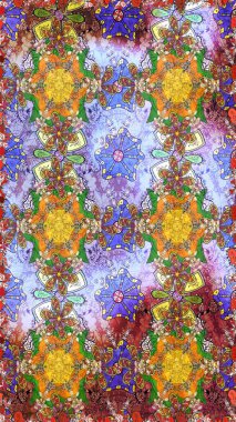 Çiçek desenli eskiz, yaz çiçekleri. Tarafsız renklerde çiçekler. Düz Çiçek Elementleri Tasarımı. Renkli Bahar Teması çizim şablonu.