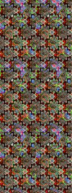 Paisley el çizimi elementler. Ev dekoru. Fantezi çiçekli eskiz deseni, doğal duvar kağıdı, çiçek desenli kıvrımlı illüstrasyon.