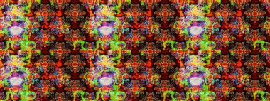 Güzel kumaş deseni. Raster illüstrasyonu. Bahar çiçekli güzel bir çiçek deseni..