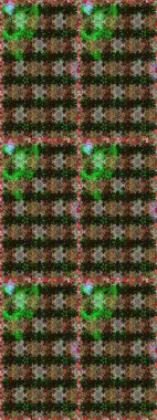 Raster illüstrasyonunda kusursuz çiçek deseni. Renkli Bahar Temalı Kusursuz Arkaplan. Düz Çiçek Elementleri Tasarımı. Süslü kumaş deseni.