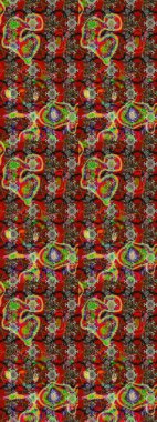 Renkli çiçekler. Raster düz çiçek çizim deseni. Tasarım hediye paketi, tebrik kartları, posterler ve afiş tasarımı.