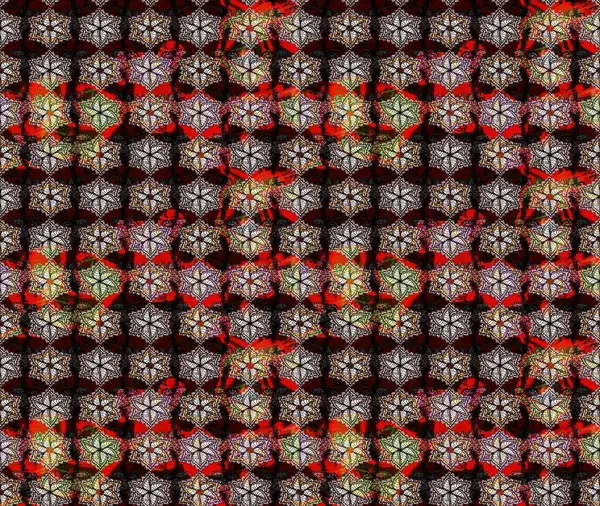 Şirin çiçekli eskiz deseni ve siyah renkli yapraklar, suluboya çiçek deseni, duvar kağıdı, kart veya kumaş için fayanslı. Raster illüstrasyonu.