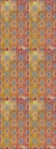 Raster illüstrasyonu. Kahverengi ve bej renkli şirin çiçekler. Moda baskısı, albüm, ambalaj kağıdı ve duvar kağıdı için zarif dekoratif süslemeler. Küçük çiçekli basit, pürüzsüz desen..