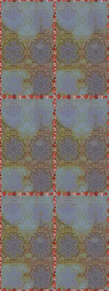 Kahverengi ve nötr renklerde çiçekler. Raster illüstrasyonu. Kusursuz çiçek deseni duvar kağıdı için kullanılabilir.