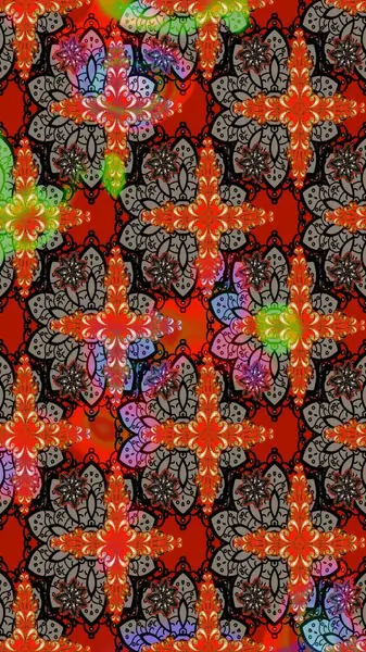 Tebrik kartı geçmişi, boyama kitabı, arkaplan ve tekstil için kullanılabilir. Sınır Kızılderili çiçekli paisley patten. Taslak süsleme izi. Raster Henna tarzı. Etnik Mandala havlusu.