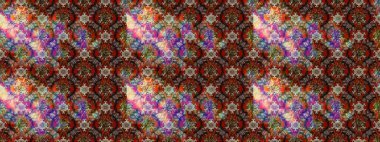 Raster Illustrasyon 'daki Çiçek Deseni' nin son moda çizimi. Güzel kumaş deseni. Renkli Yaz Temalı eskiz kalıbı. Düz Çiçek Elementleri Tasarımı.