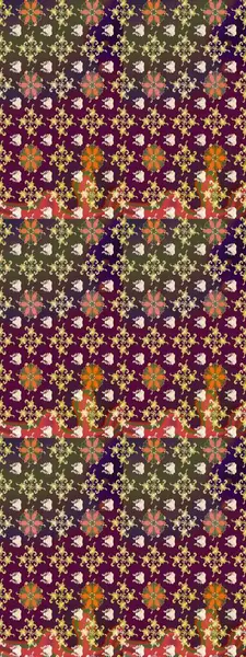 Çiçekli güzel suluboya desen. Raster illüstrasyonu. Mor renklerde.