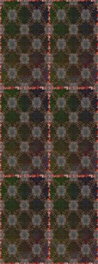 Düz Çiçek Elementleri Tasarımı. Renkli Bahar Temalı Kusursuz Arkaplan. Gri renkli şirin çiçek deseni. Raster Modaya uygun kumaş deseni.