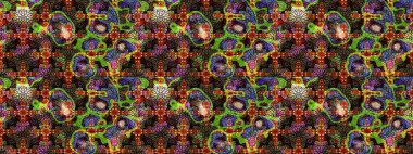 Kahverengi ve siyah renkli çiçekler. Yumuşak, yaz çiçekli arka plan. Raster çiçek desenli ve çiçekli..