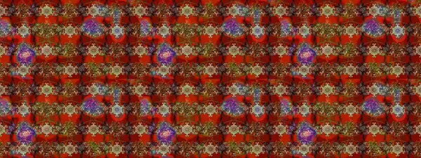 Çiçekli karalama şeklinde Raster çiçek deseni. Yumuşak, bahar çiçekli arka plan. Kahverengi ve kırmızı renkte çiçekler.