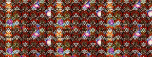 Gömlek baskısı için çiçek boyası. Çiçek desenli eskiz. Kahverengi ve kırmızı renkte çiçekler.