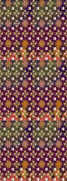 Çiçekli güzel suluboya desen. Raster illüstrasyonu. Mor renklerde.