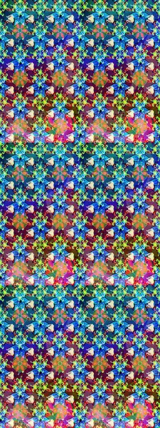 Düz Çiçek Elementleri Tasarımı. Renkli Bahar Teması eskiz kalıbı. Mavi ve yeşil renkli çiçekler. Güzel çiçek deseni..