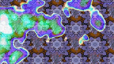 Raster illüstrasyonu. Suluboya çizim kalıbı. Dekorasyon ve tasarım için güzel bir desen. Eski model. Çiçeğin suluboya çizimlerinin mükemmel deseni. Moda yazdırma.