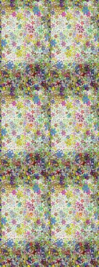 Tarafsız ve gri renklerde çiçekler. Hediye ambalaj kağıdı, tebrik kartları, posterler ve pankart tasarımı. Raster düz çiçekleri pürüzsüz desen.