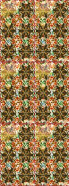 Doğu tarzı arabesk tarzında altın elementler. Kusursuz altın desenli bukleler. Raster altın pürüzsüz desen. Kahverengi renklerde pürüzsüz desen.