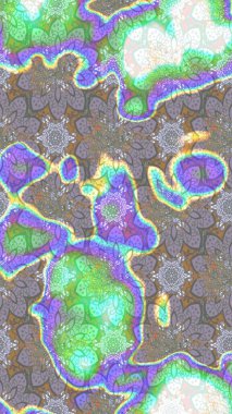 Raster illüstrasyonundaki çiçek desenli çizim. Gri renkli çiçekler. Düz Çiçek Elementleri Tasarımı. Renkli Yaz Teması çizim şablonu.