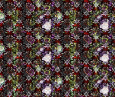 Simple cute pattern in small-scale flowers. Raster illustration. Floral sketch background for textile or book covers, manufacturing, wallpapers, print, gift wrap and scrapbooking.