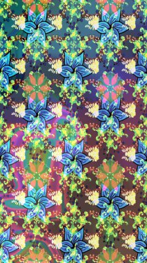 Tekstil, tebrik kartı, boyama kitabı, telefon kılıfı baskısı için kullanılabilir. Raster Henna dövme stili. Kızılderili desenli desenli desenli şal deseni. Etnik Mandala süsü.