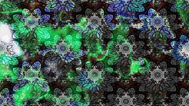 Raster illüstrasyonu. Güzel kumaş deseni. Bahar çiçekli güzel bir çiçek deseni..