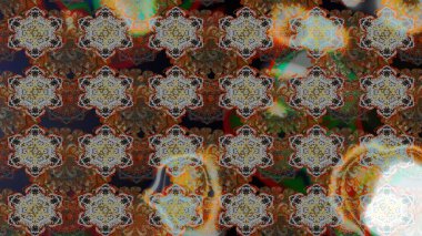 Bahar çiçekleriyle güzel bir çiçek deseni çizmişsin. Güzel kumaş deseni. Raster illüstrasyonu.