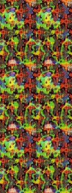 Raster illüstrasyonu. Küçük çiçekteki sevimli çiçek deseni. Çizim.