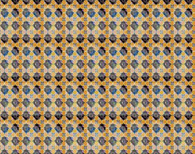 Renkli grunge, soyut arkaplanı coloyellow çiçekleri ile zenginleştirir. Parmak izi, kumaş, duvar kâğıdı, tekstil için raster dokusu. Nakış desenli çiçek deseni..