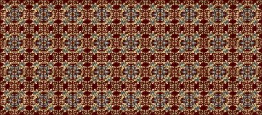 Çiçek desenli altın metal. Raster altın çiçek süsü brokar kumaş ve cam desenli. Kusursuz altın desen. Altın elementli renkler.