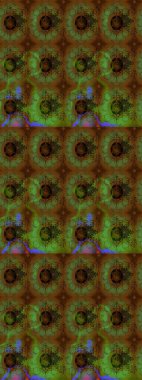 Çiçekli, yapraklı, çiçek desenli eskiz. El çizimi. Raster illüstrasyonu.