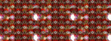 Çizim çiçek deseni duvar kâğıdı olarak kullanılabilir. Raster illüstrasyonu. Kahverengi renkte çiçekler.