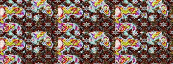 Çiçekli karalama şeklinde Raster çiçek deseni. Nazik, narin çiçek arkaplanı. Gri ve kahverengi renkte çiçekler.