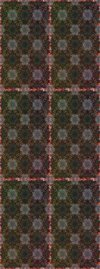 Gri ve kahverengi renkte güzel çiçekler, suluboya çiçek desenleri, duvar kağıdı, kart veya kumaş için fayanslı desenler. Raster..