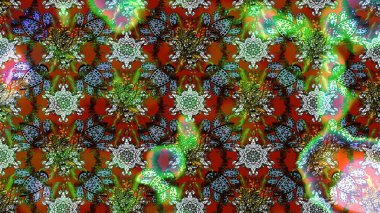 Kahverengi ve yeşil renklerde bahar çiçekleri. Yaprak ve çiçeklerin suluboya resimleri, kahverengi ve yeşil renkler üzerine çizimler. Raster illüstrasyonu.