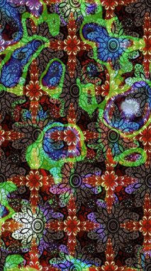 Kahverengi ve siyah renkli çiçekler. Renkli Bahar Teması eskiz kalıbı. Çiçek desenli eskiz. Düz Çiçek Elementleri Tasarım Raster illüstrasyonu.