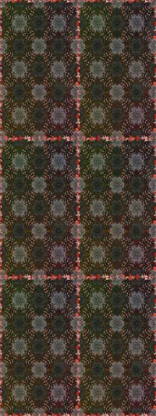 Gri ve kahverengi renkte güzel çiçekler, suluboya çiçek desenleri, duvar kağıdı, kart veya kumaş için fayanslı desenler. Raster..