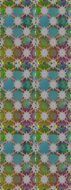 Yeşil ve gri renkli çiçekli kusursuz çiçek deseni. Suluboya tarzında yeşil ve gri renkte çiçekler.